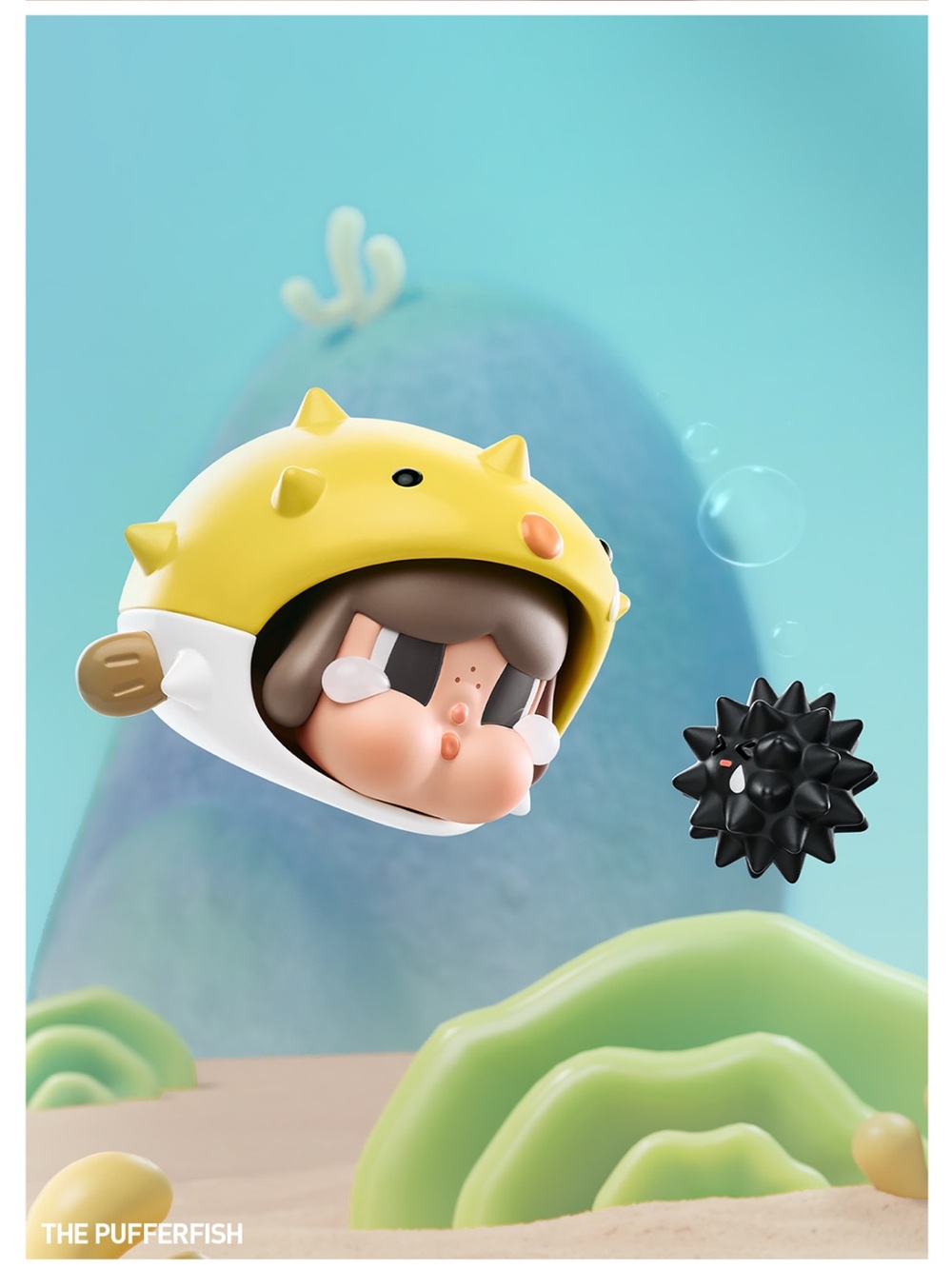 Crybaby The PUFFERFISH Figure Cry Me An Ocean Series Cry Baby AUTHENTIC Pop Mart